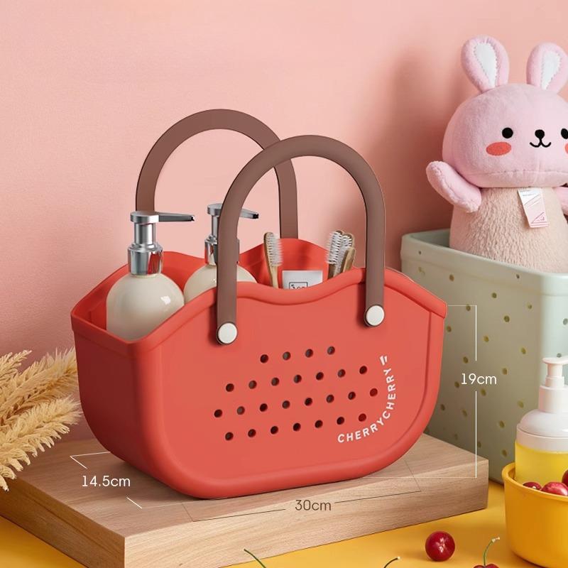 Cherry Bath Basket Organizer Portable with Handles Large Capacity Bath Basket Cute Kawaii Bathroom Children Girls Wash Baskets красный
Cherry Bath Basket Organizer Portable with Handles Large Capacity Bath Basket Cute Kawaii Bathroom Children Girls Wash Baskets красный