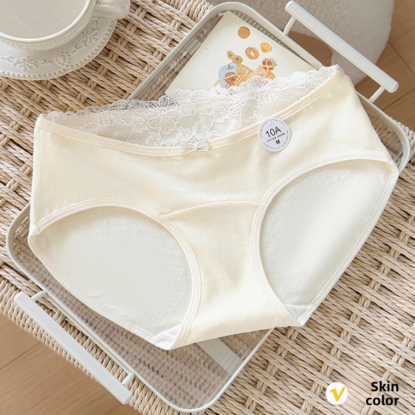 Women s New Summer Sweet Lace 10A Bacteriostatic Cotton Extended Mid Waisted Briefs XL
Women s New Summer Sweet Lace 10A Bacteriostatic Cotton Extended Mid Waisted Briefs XL