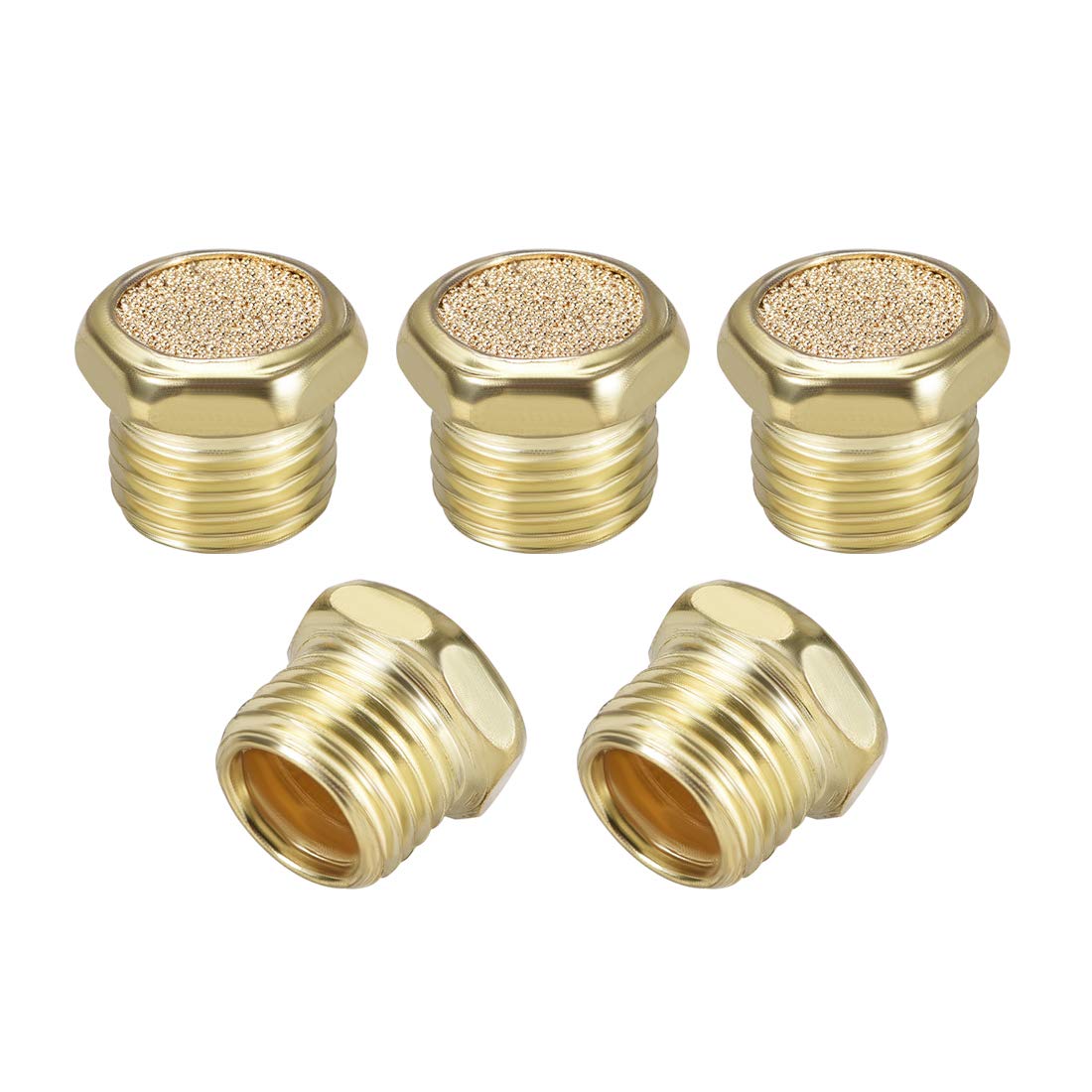 uxcell Sintered Bronze Exhaust Muffler G Brass Body Flat Pneumatic G1/4
uxcell Sintered Bronze Exhaust Muffler G Brass Body Flat Pneumatic G1/4