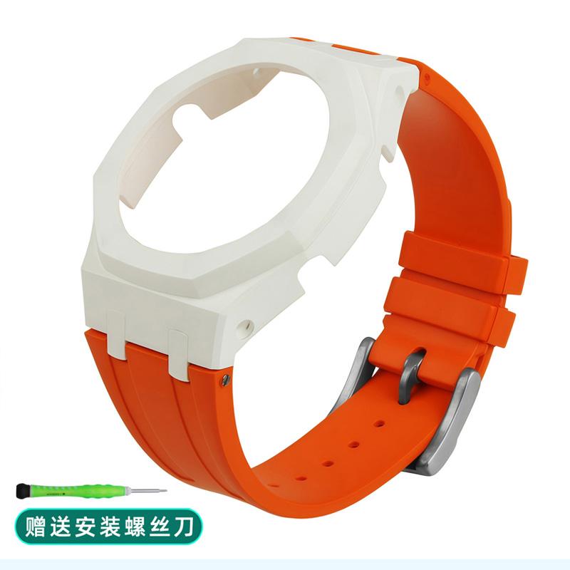 For Casio GA-2100/2110/GA-B2100 Modified Carbon Fiber Case Ceramic Watch Case Fluororubber Watch strap For men women wristband For B2100
For Casio GA-2100/2110/GA-B2100 Modified Carbon Fiber Case Ceramic Watch Case Fluororubber Watch strap For men women wristband For B2100