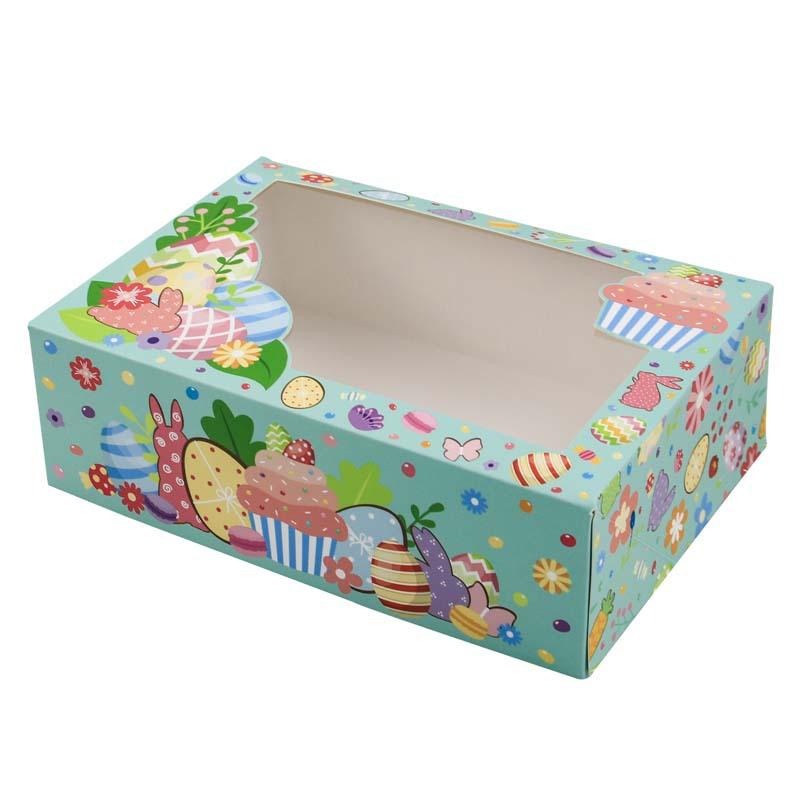 Easter-Themed Window Opening Gift Box, Rabbit Egg Baking Packaging Box, Holiday Souvenir Snack Candy Box.
Easter-Themed Window Opening Gift Box, Rabbit Egg Baking Packaging Box, Holiday Souvenir Snack Candy Box.