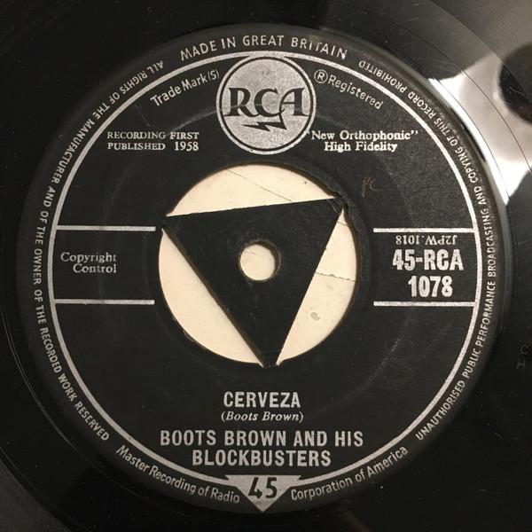 7inch Record BOOTS BROWN HIS BLOCKBUSTERS Cerveza Juicy 45RCA1078 RCA 1958 UK Rock Used
7inch Record BOOTS BROWN HIS BLOCKBUSTERS Cerveza Juicy 45RCA1078 RCA 1958 UK Rock Used