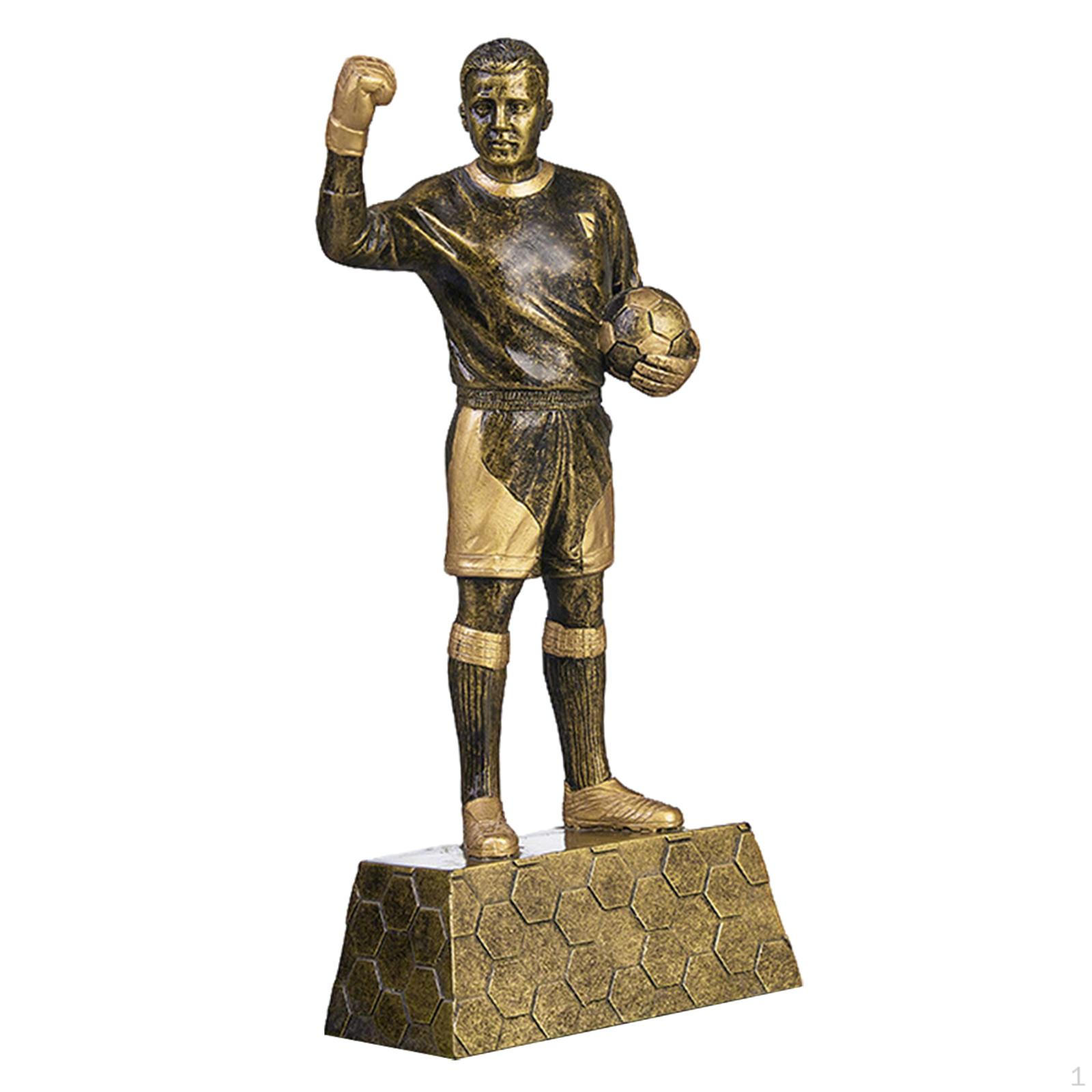 Figure Sculpture Resin Football Player Statue Character Figurine Tabletop Ornament Unique Modern Art Style C
Figure Sculpture Resin Football Player Statue Character Figurine Tabletop Ornament Unique Modern Art Style C