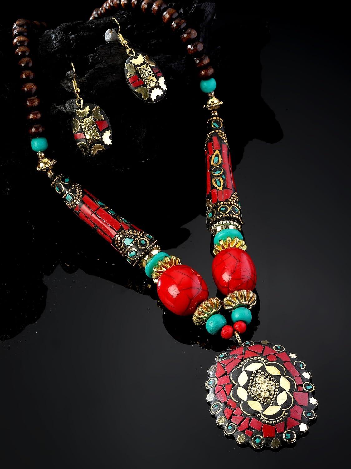 Новейший стильный традиционный тибетский кулон, ожерелье, набор украшений для женщин Onesize
Новейший стильный традиционный тибетский кулон, ожерелье, набор украшений для женщин Onesize