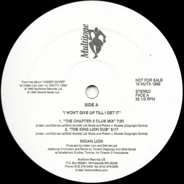 12-дюймовая пластинка INDIAN LION I Wont Give Up Till I Get It KD51258 Multitone 1995 Канада Dance Electronica Б/у
12-дюймовая пластинка INDIAN LION I Wont Give Up Till I Get It KD51258 Multitone 1995 Канада Dance Electronica Б/у