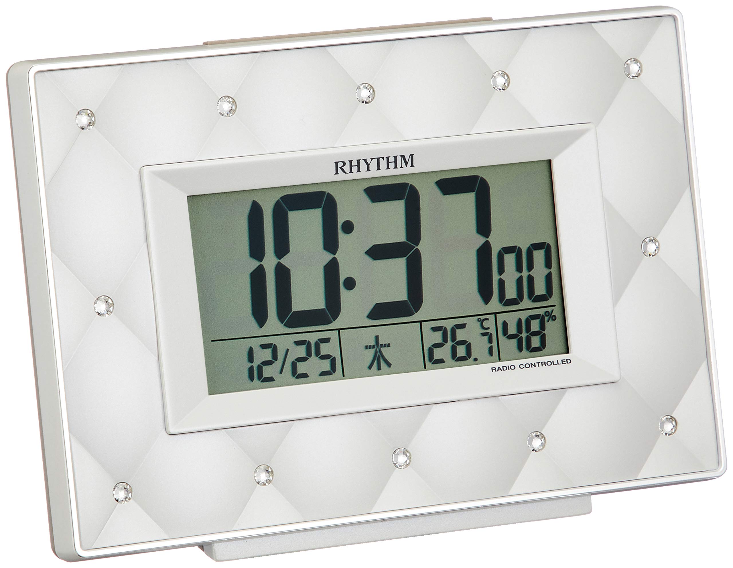 RHYTHM Alarm Clock Radio Clock Digital Decorative Glass Beige Pearl x x Fit Wave Abisco 8RZ167SR38 9.9 13.9 5.1cm
RHYTHM Alarm Clock Radio Clock Digital Decorative Glass Beige Pearl x x Fit Wave Abisco 8RZ167SR38 9.9 13.9 5.1cm