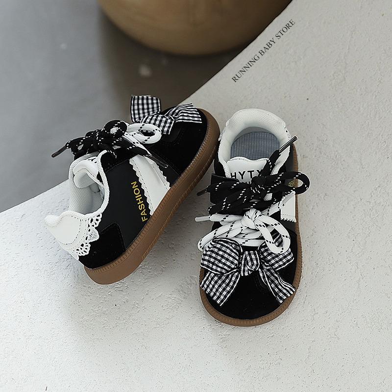 Children s Flat with Plaid Bow-tie Wide Round Toe Double Shoelace Sneaker for Children Girls Versatile Leisure Kids Shoes I08085 21 чорний
Children s Flat with Plaid Bow-tie Wide Round Toe Double Shoelace Sneaker for Children Girls Versatile Leisure Kids Shoes I08085 21 чорний