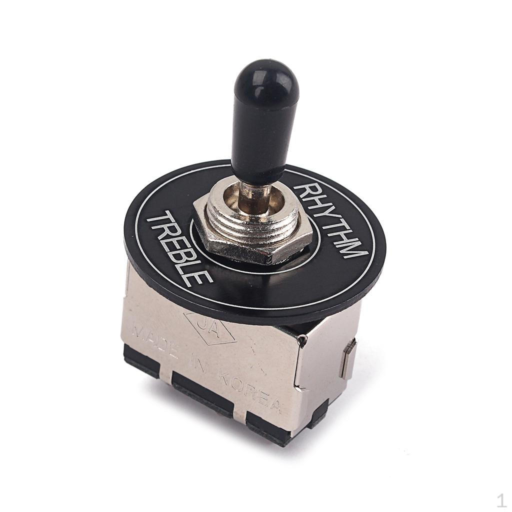 Toggle Switch Pickup Selector with Rhythm Washer Ring for Electric Guitar
Toggle Switch Pickup Selector with Rhythm Washer Ring for Electric Guitar