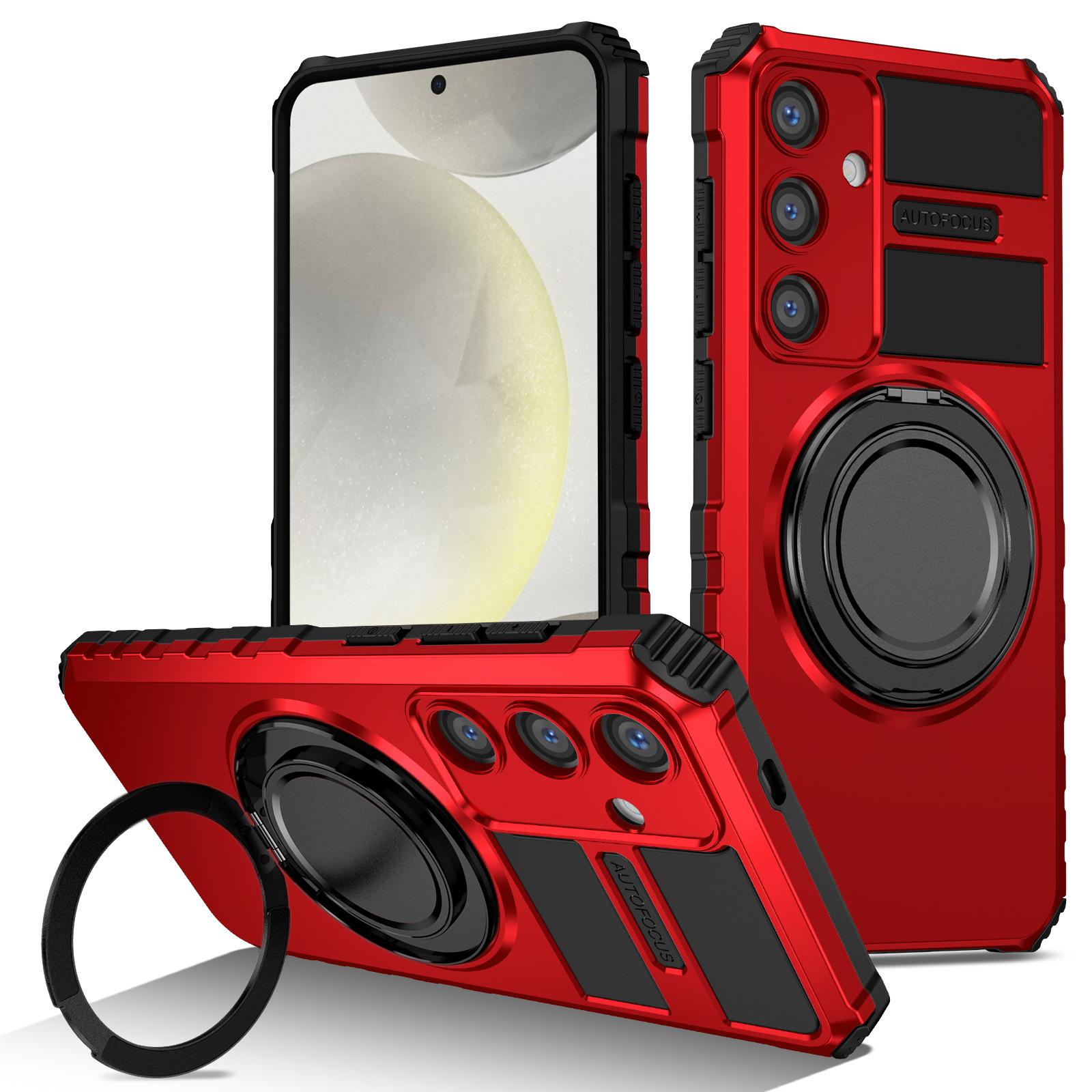 Samsung S24 PLUS Phone Case with Rotating Finger Ring & Magnetic Stand - Compatible with S22U/S21/S23FE S22 красный
Samsung S24 PLUS Phone Case with Rotating Finger Ring & Magnetic Stand - Compatible with S22U/S21/S23FE S22 красный