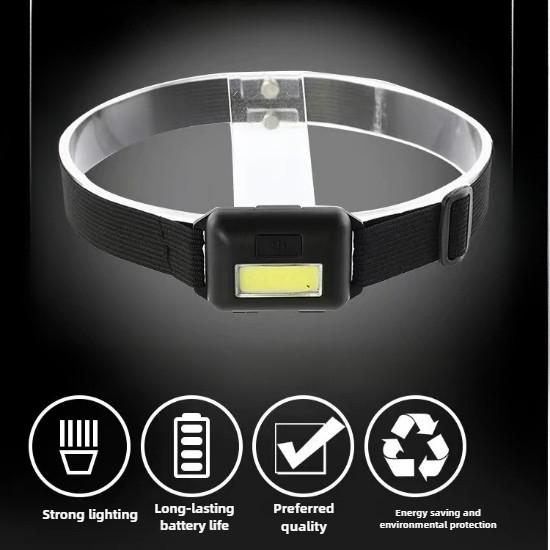 COB Miner s Lamp LED Портативный многофункциональный мини-фонарик для кемпинга на открытом воздухе чёрный
COB Miner s Lamp LED Портативный многофункциональный мини-фонарик для кемпинга на открытом воздухе чёрный