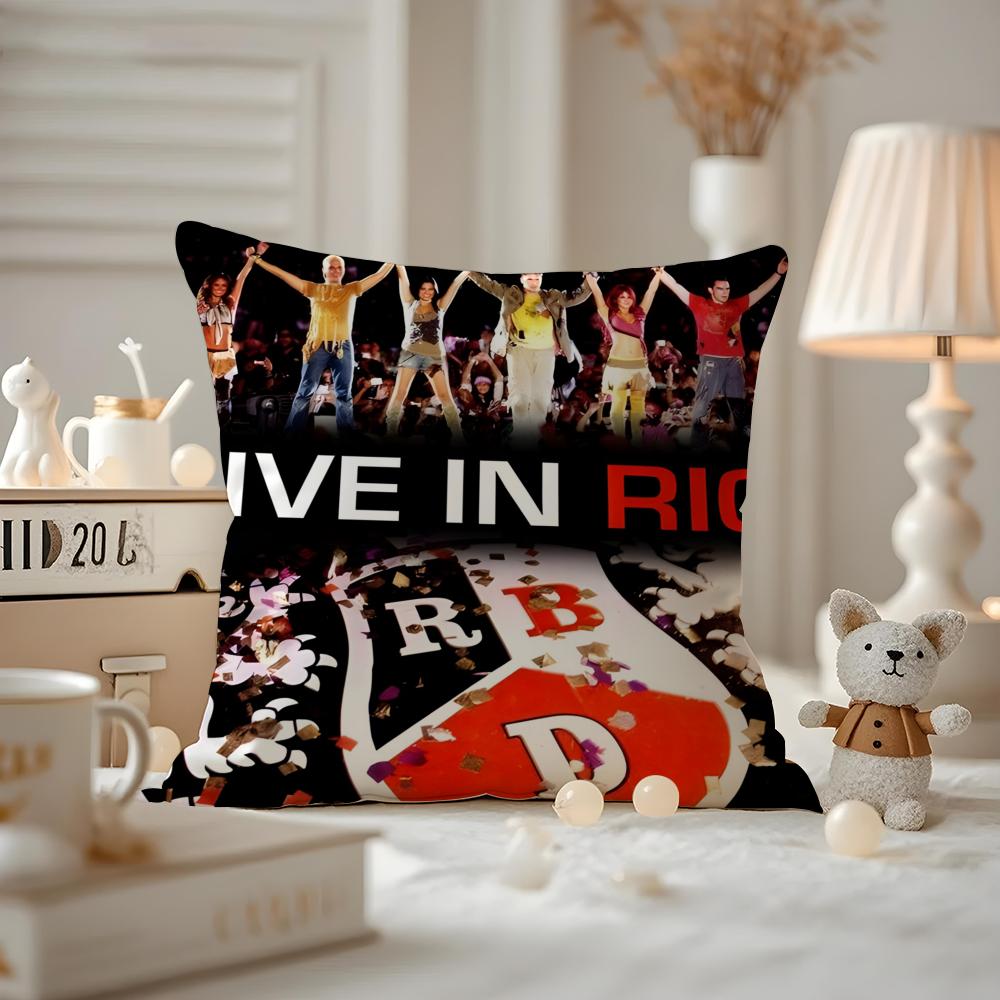 RBD Rrebelde album Cushion Cover Antidustmite Pillowcase Invisible zipper silky short plush Sofa cushion cover 30X30cm
RBD Rrebelde album Cushion Cover Antidustmite Pillowcase Invisible zipper silky short plush Sofa cushion cover 30X30cm