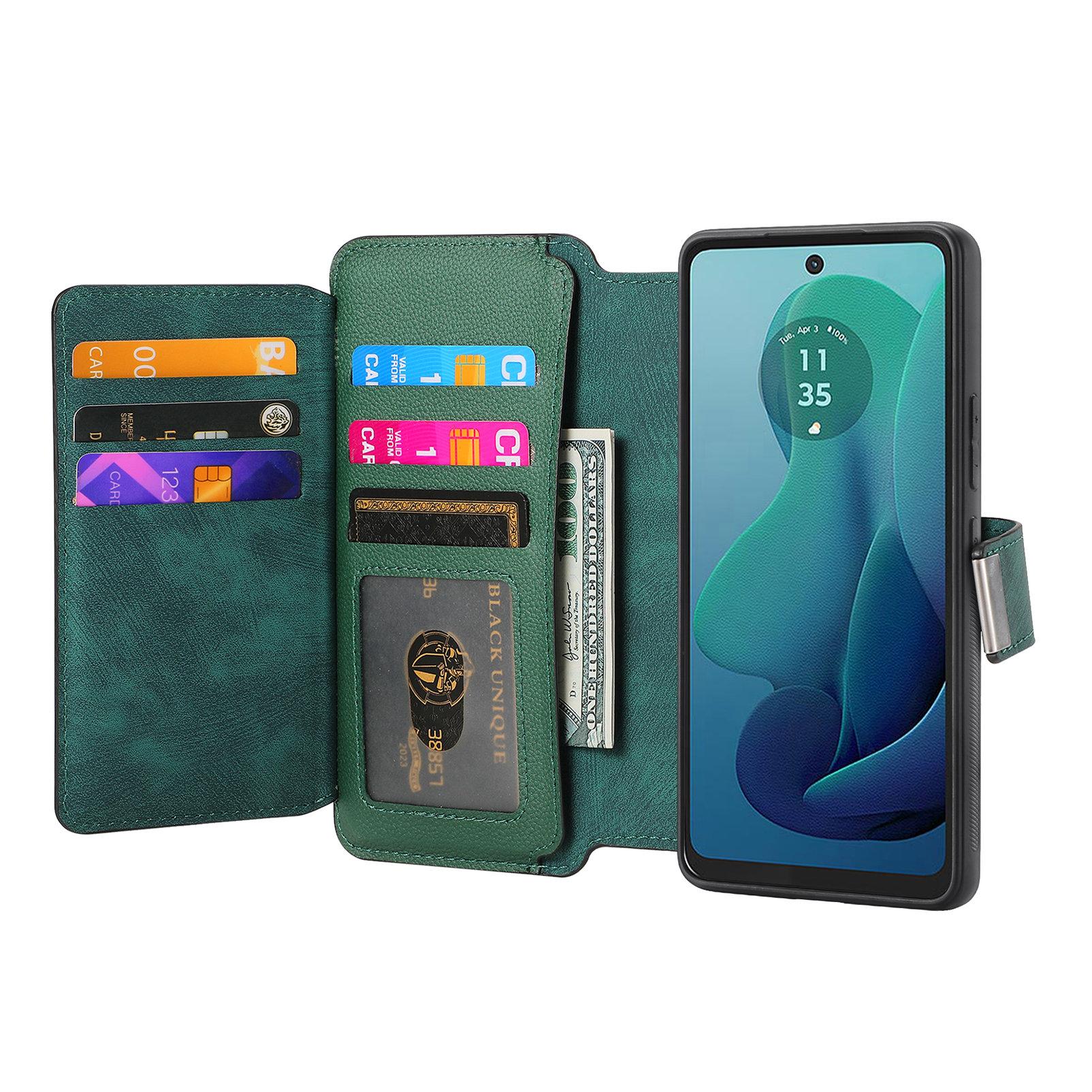 CASENEO MW-02 For Motorola Moto G 5G (2024) Case Zipper Wallet Leather Detachable Phone Cover Purple
CASENEO MW-02 For Motorola Moto G 5G (2024) Case Zipper Wallet Leather Detachable Phone Cover Purple