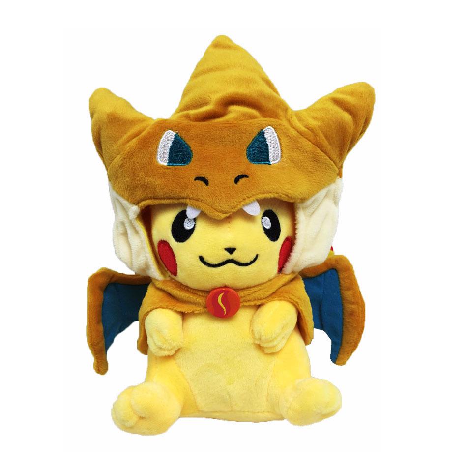 Pikachu Plush Toy with Charizard Costume and Kirby Cape 20-30cm
Pikachu Plush Toy with Charizard Costume and Kirby Cape 20-30cm