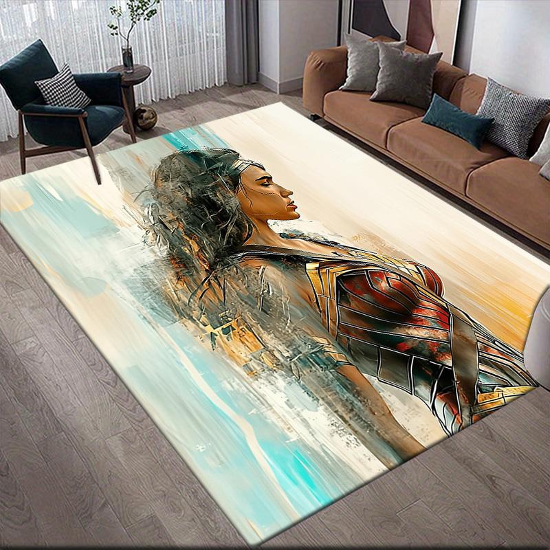 Hand-Drawn Wonder Woman Anti-Slip Rug, Rectangular Carpet for Living Room Decor 60x90cm
Hand-Drawn Wonder Woman Anti-Slip Rug, Rectangular Carpet for Living Room Decor 60x90cm
