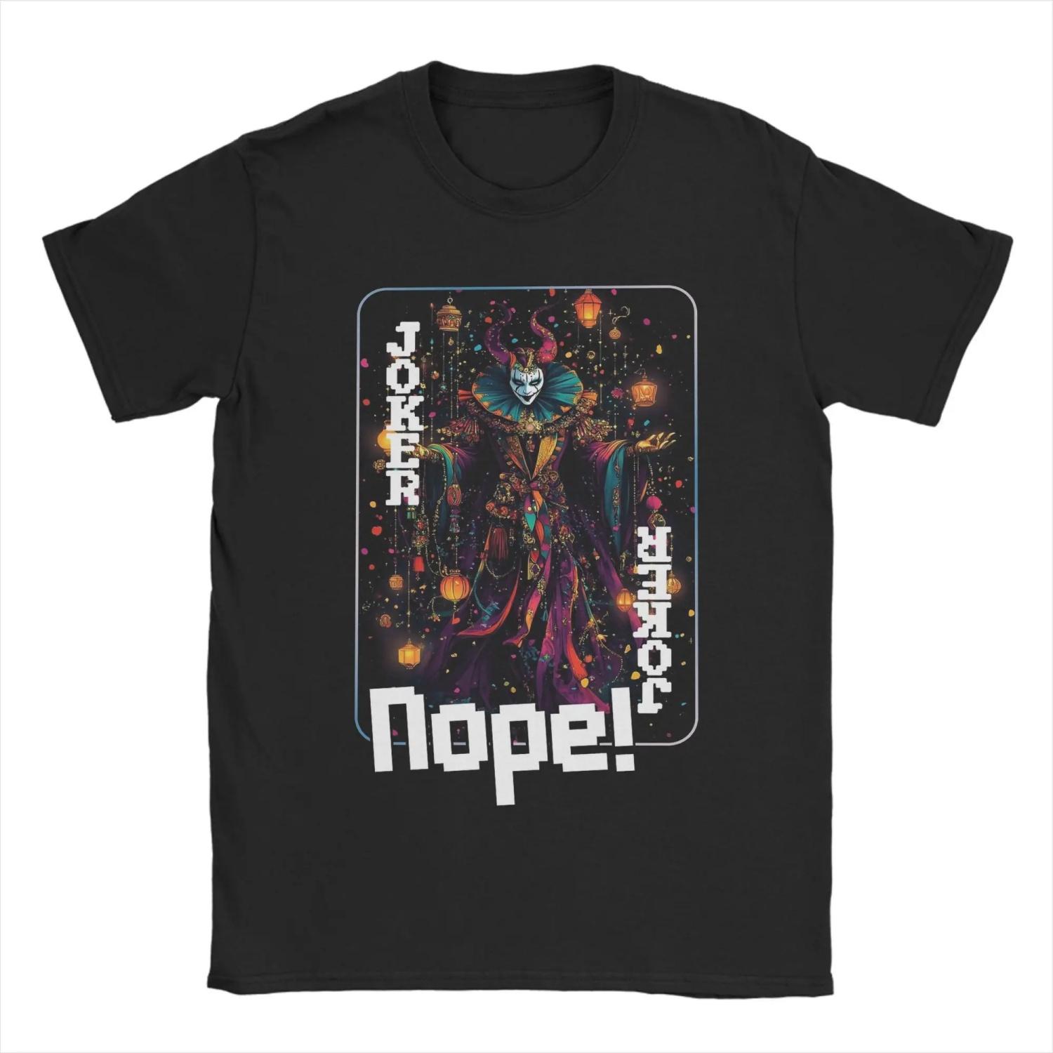 Balatro Игра Карта Джокер Нет Футболки для мужчин 100% хлопок Повседневные футболки Круглый вырез Футболки с клоуном Короткий рукав Мерч С принтом XXXL чёрный
Balatro Игра Карта Джокер Нет Футболки для мужчин 100% хлопок Повседневные футболки Круглый вырез Футболки с клоуном Короткий рукав Мерч С принтом XXXL чёрный