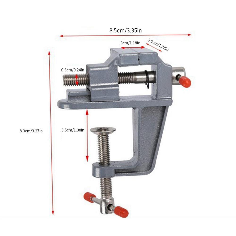 Мини-зажим для стола с вращением на 360 градусов, портативный верстак, тиски, небольшой держатель для шлифования, шлифования, детализации, сверления, ювелирных изделий
Мини-зажим для стола с вращением на 360 градусов, портативный верстак, тиски, небольшой держатель для шлифования, шлифования, детализации, сверления, ювелирных изделий