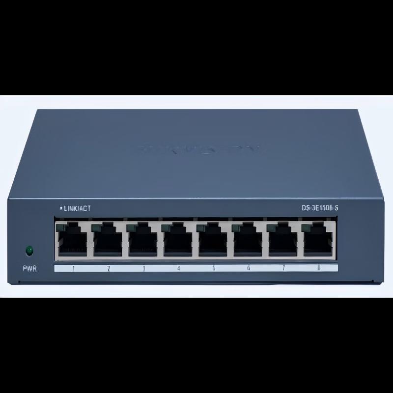 Hikvision 8-Port Gigabit Ethernet Switch CN plug (adapter included)
Hikvision 8-Port Gigabit Ethernet Switch CN plug (adapter included)