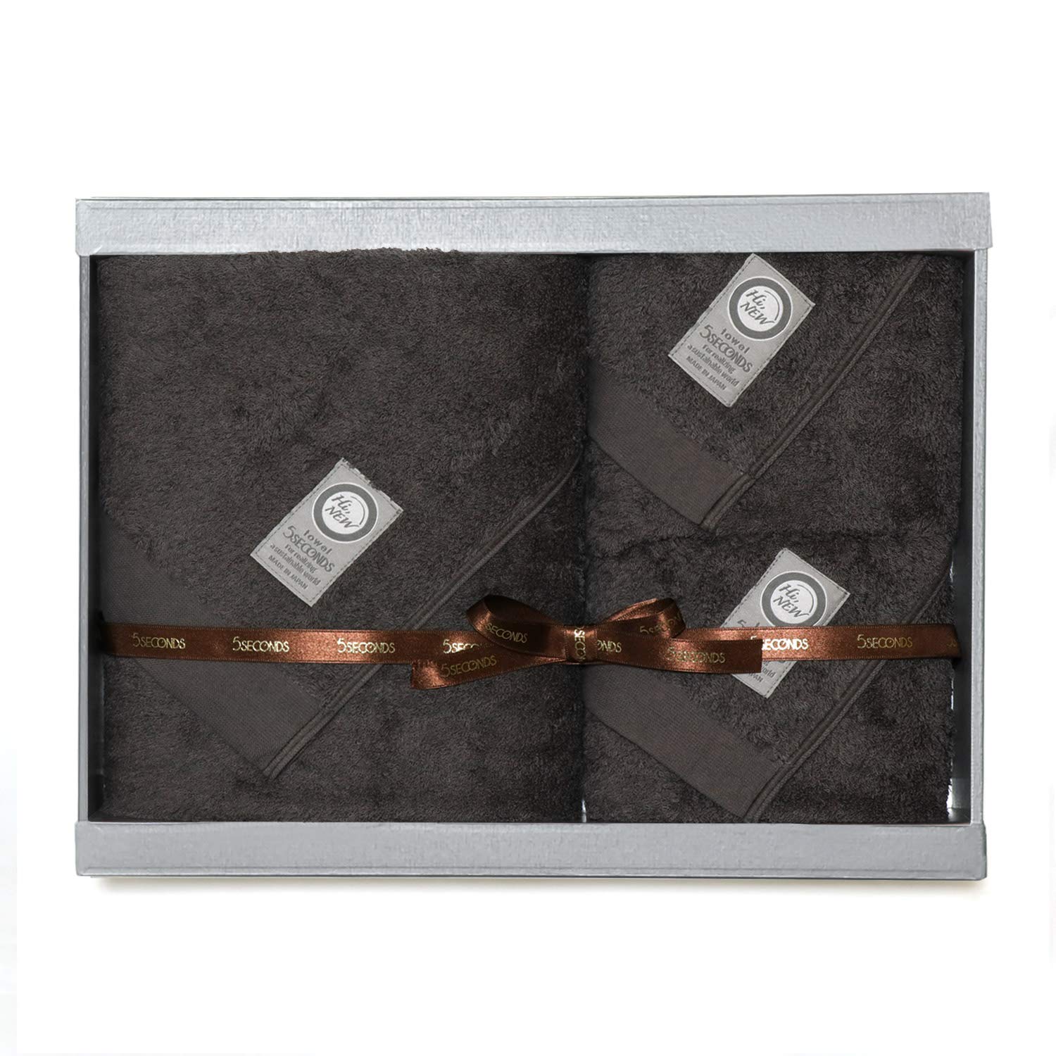 Imabari Towel MEZAME 2 Face 1 Bath Towel Gift Set 5SECONDS Towel Charcoal Towels, Hi,NEW древесный уголь
Imabari Towel MEZAME 2 Face 1 Bath Towel Gift Set 5SECONDS Towel Charcoal Towels, Hi,NEW древесный уголь