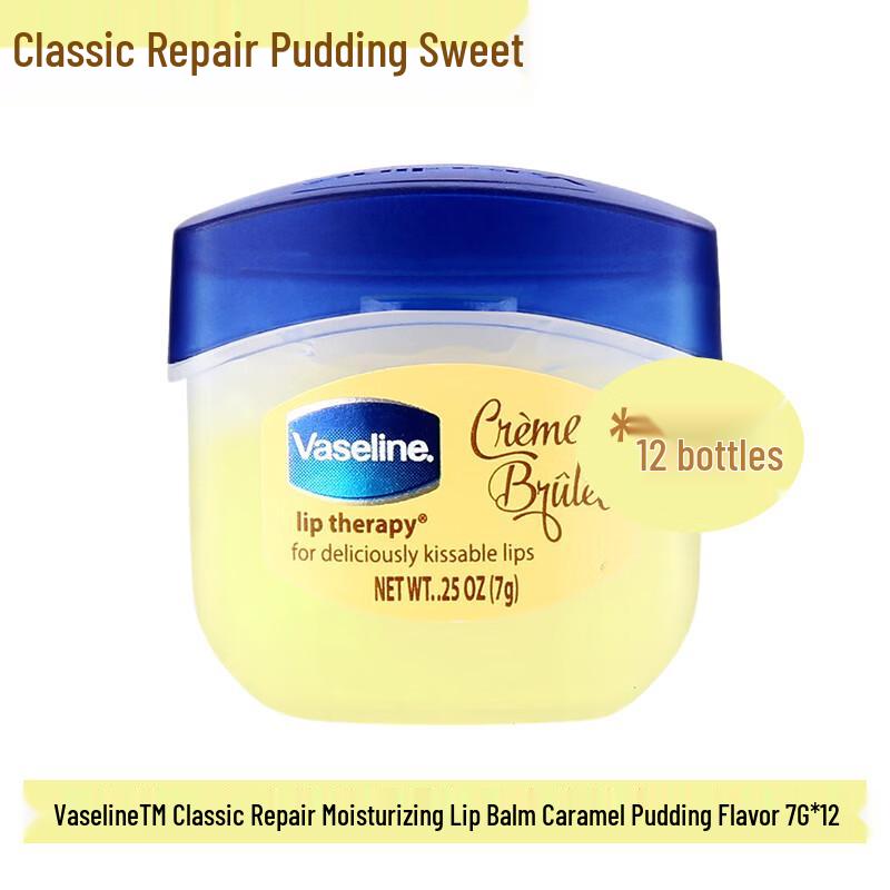 Vaseline Classic Repair Lip Balm - Caramel Pudding Flavor (12-Pack)
Vaseline Classic Repair Lip Balm - Caramel Pudding Flavor (12-Pack)