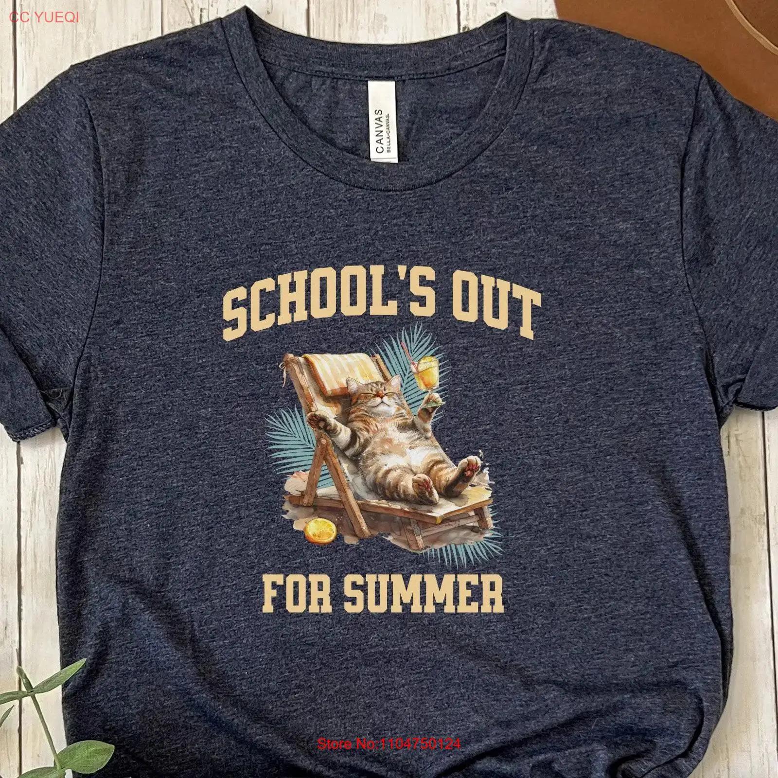 Summer Vacation T Shirt Kitten on a Beach Teacher Break Top End of School Year School s Out for Cute vintage Washed Stylish 5XL різнокольоровий
Summer Vacation T Shirt Kitten on a Beach Teacher Break Top End of School Year School s Out for Cute vintage Washed Stylish 5XL різнокольоровий