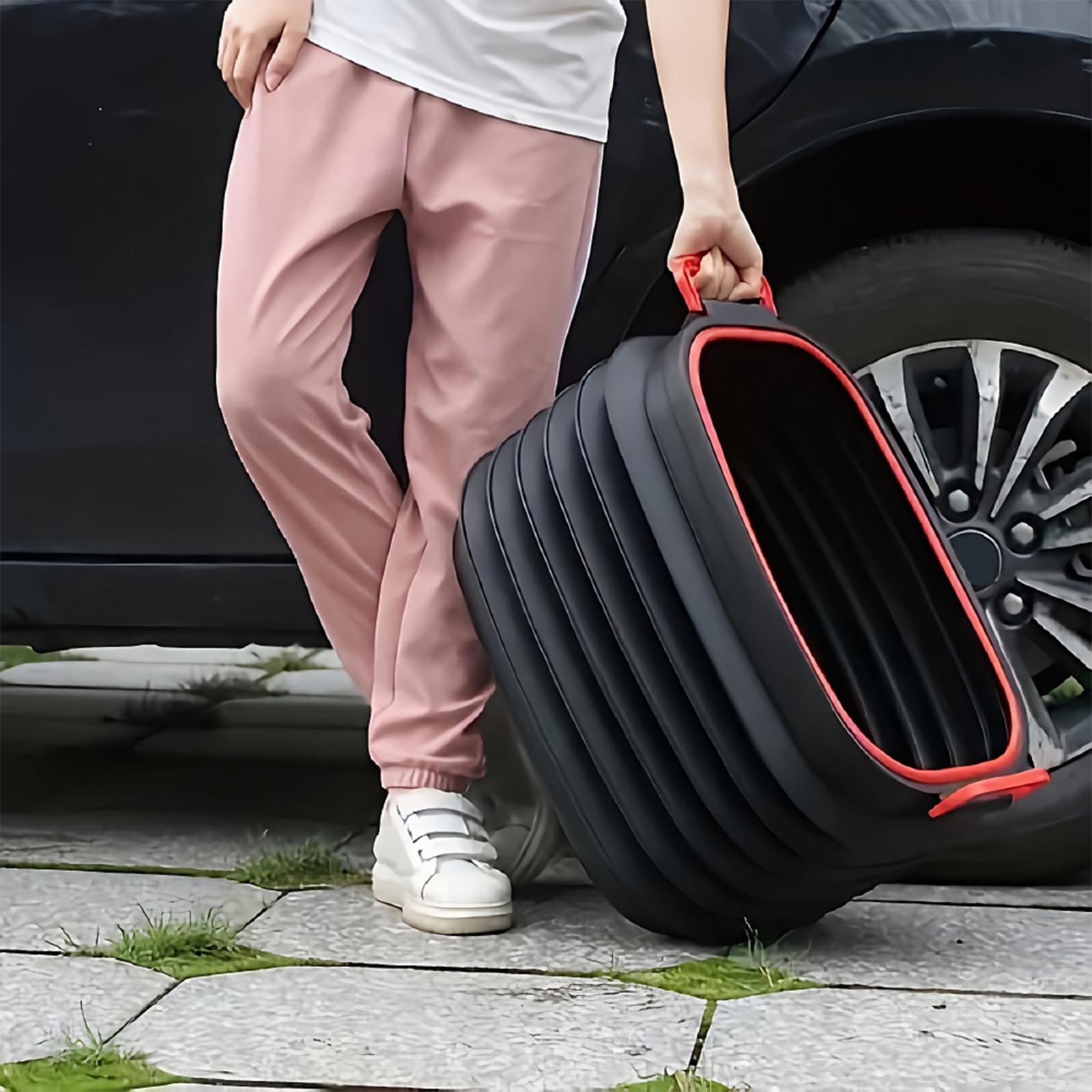 37L Car Trash Can with Handle Folding Bucket Multifunctional Storage Bucket Portable Car Trunk Organizer for Fishing Camping United States
37L Car Trash Can with Handle Folding Bucket Multifunctional Storage Bucket Portable Car Trunk Organizer for Fishing Camping United States