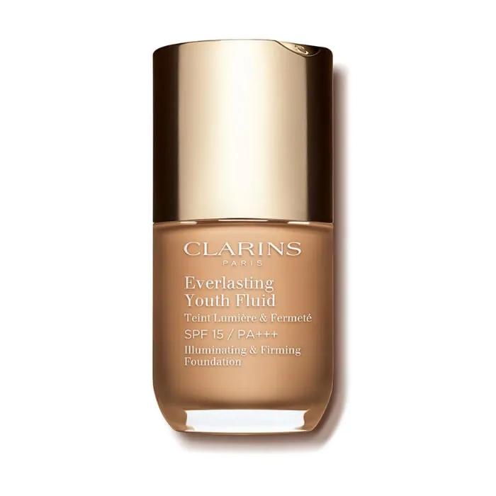 Clarins Everlasting Youth Fluid Foundation Spf15 111 Ириска 30мл
Clarins Everlasting Youth Fluid Foundation Spf15 111 Ириска 30мл