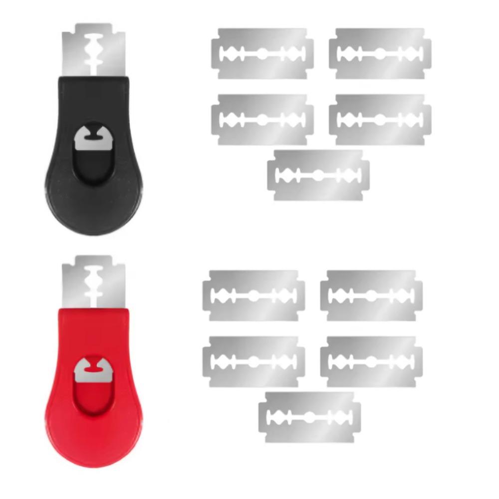 2 шт. Раздвижной нож для теста на закваске, магнитный инструмент для надрезания хлеба, нож для обрезки хлеба, пекарня чёрный/красный