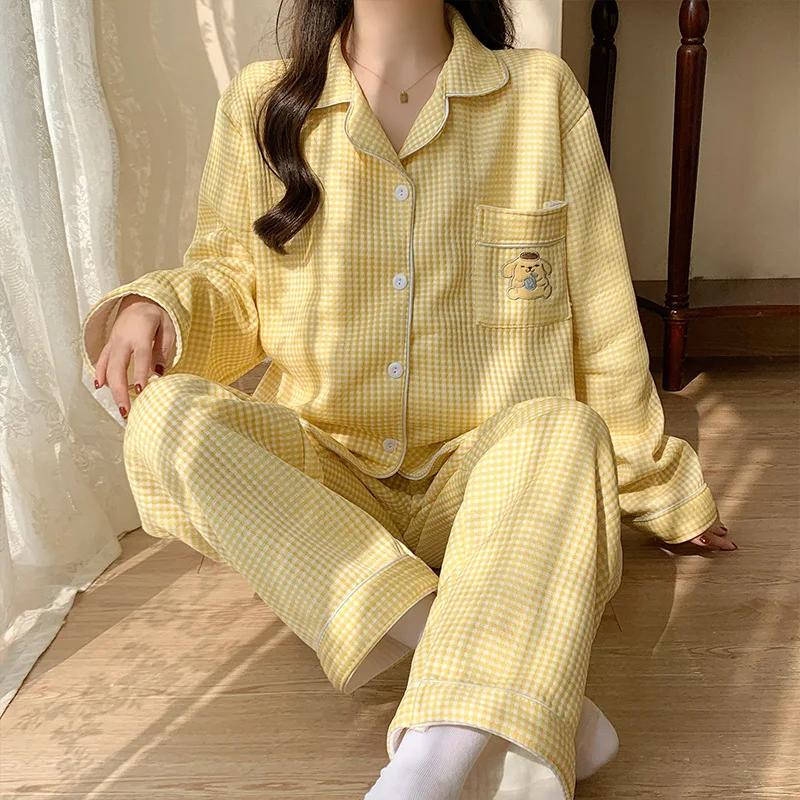 Women s Pajamas Long-sleeved Trousers Casual Two-piece Pajamas Women s Winter New Home Wear Set M
Women s Pajamas Long-sleeved Trousers Casual Two-piece Pajamas Women s Winter New Home Wear Set M