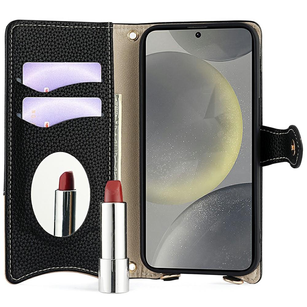 For Samsung Galaxy S25 Leather Case Wallet Stand Cover Irregular Tail Style with Chain Strap Grey
For Samsung Galaxy S25 Leather Case Wallet Stand Cover Irregular Tail Style with Chain Strap Grey