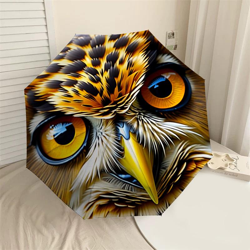 1PC owl feathers Umbrella-8-Rib Reinforced, Automatic Open, Lightweight & Durable, Cute Fashion Accessory for Outdoor-T188
1PC owl feathers Umbrella-8-Rib Reinforced, Automatic Open, Lightweight & Durable, Cute Fashion Accessory for Outdoor-T188