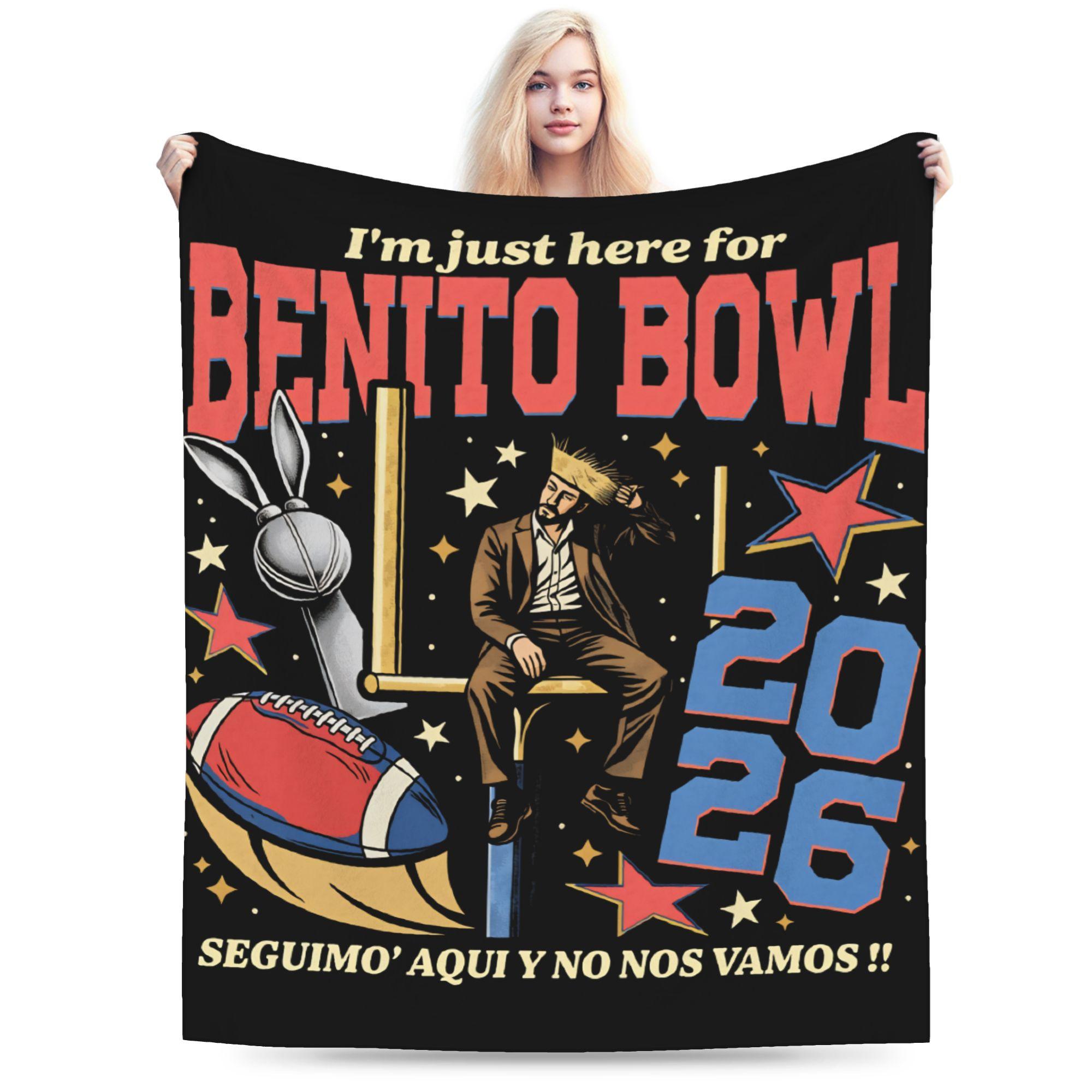 Super Soft Bads Bunnys Benito Bowl Halftime Show Throw Blanket Premium Fleece Flannel Blanket Cozy Warm Bedspread All Season Use 75x90cm
Super Soft Bads Bunnys Benito Bowl Halftime Show Throw Blanket Premium Fleece Flannel Blanket Cozy Warm Bedspread All Season Use 75x90cm