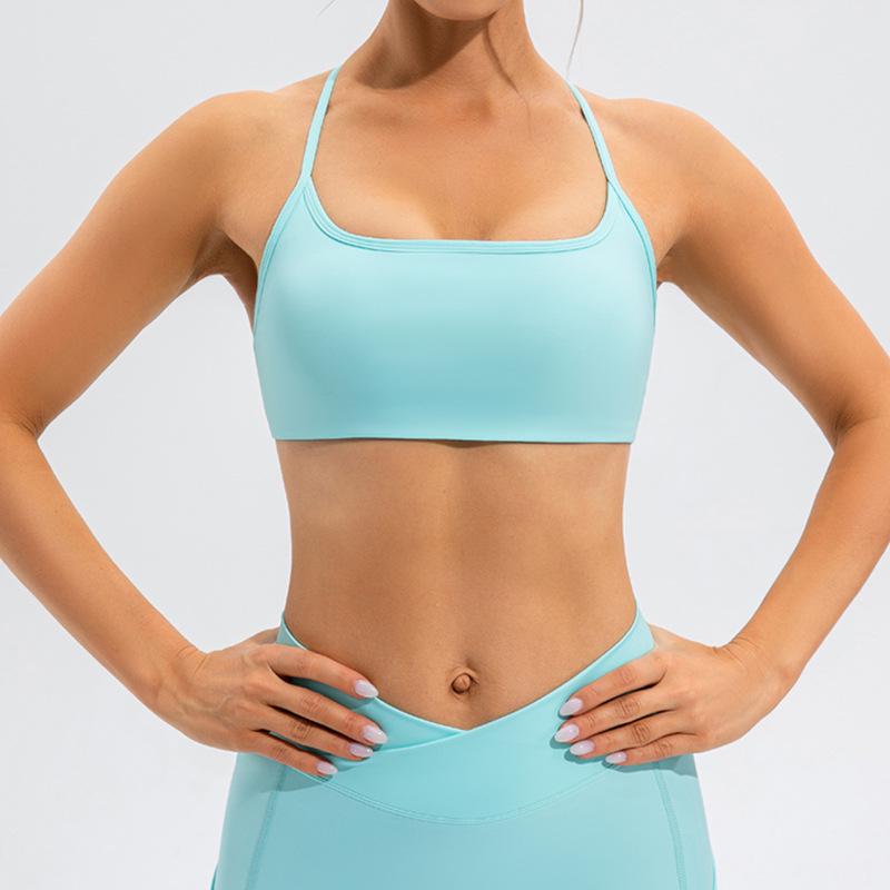 New Outdoor Cross-Back Yoga Bra with Thin Straps - Sexy and Classic Design for Running and Fitness. XL аквамарин
New Outdoor Cross-Back Yoga Bra with Thin Straps - Sexy and Classic Design for Running and Fitness. XL аквамарин