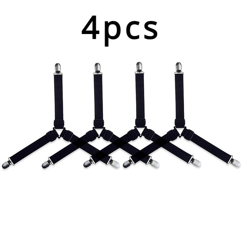 4Pcs/lot Bed Sheet Fasteners Holder Gadgets for Bed Sheet Organizer Mattress Cover Clip for Home Elastic Straps Adjustable Clips
4Pcs/lot Bed Sheet Fasteners Holder Gadgets for Bed Sheet Organizer Mattress Cover Clip for Home Elastic Straps Adjustable Clips