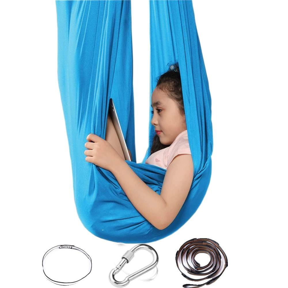 Breathable Sensory Swing Elastic Hammock Swing Portable Home Hanging Swing Indoor сірий
Breathable Sensory Swing Elastic Hammock Swing Portable Home Hanging Swing Indoor сірий
