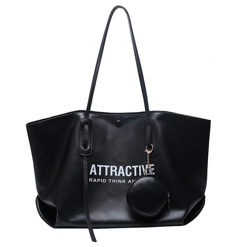 Oversized Letter Tote Bags For Women Soft PU Leather Large Capacity Shopper Shoulder Bag 2026 Spring New Designer Handbag Luxury 50x32x20cm чёрный
Oversized Letter Tote Bags For Women Soft PU Leather Large Capacity Shopper Shoulder Bag 2026 Spring New Designer Handbag Luxury 50x32x20cm чёрный