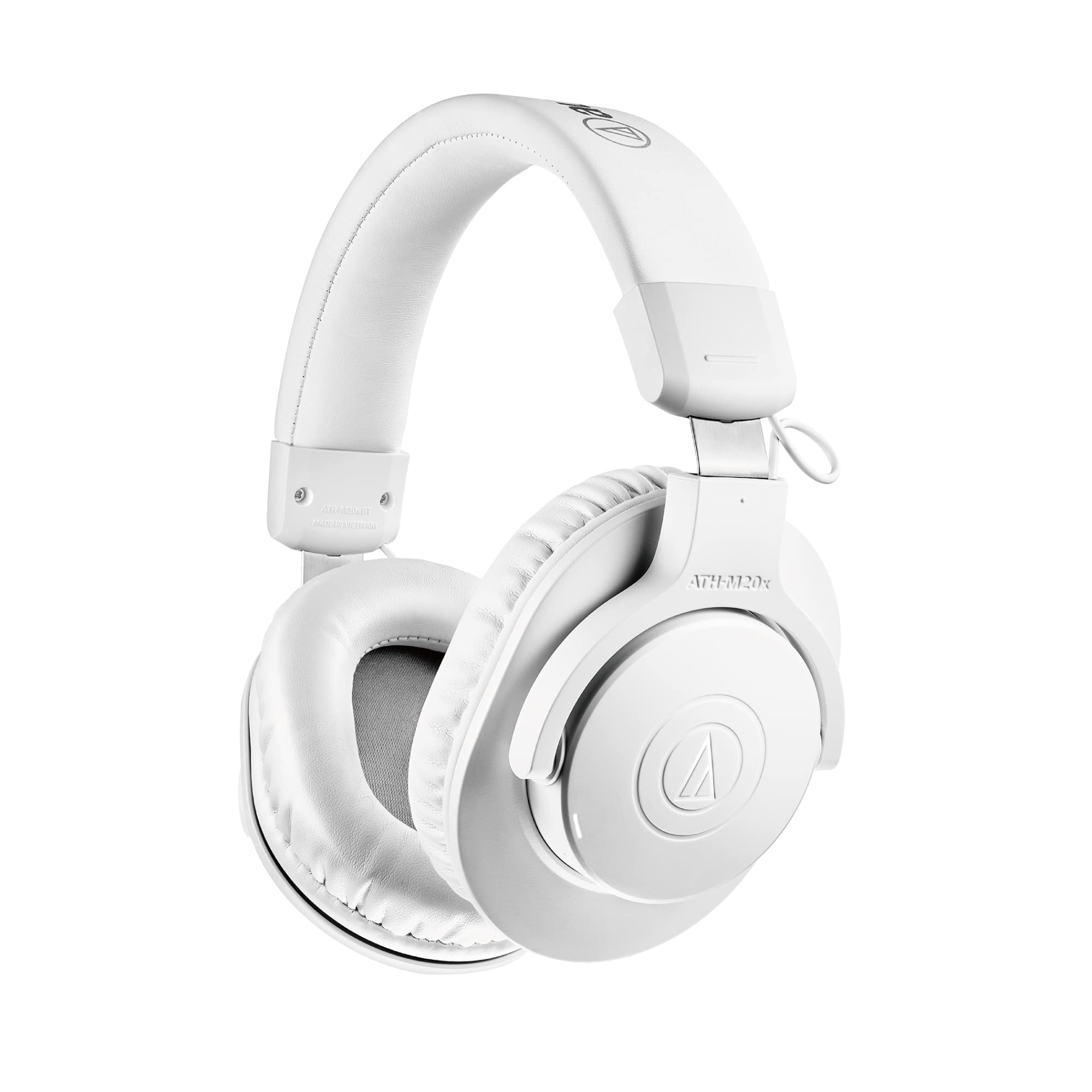 Audio-Technica ATH-M20xBT WH Wireless Headphones Bluetooth Wired 40mm CCAW Drivers Lightweight 216g Multi-Point Low Latency 60H Playback Hands-Free
Audio-Technica ATH-M20xBT WH Wireless Headphones Bluetooth Wired 40mm CCAW Drivers Lightweight 216g Multi-Point Low Latency 60H Playback Hands-Free