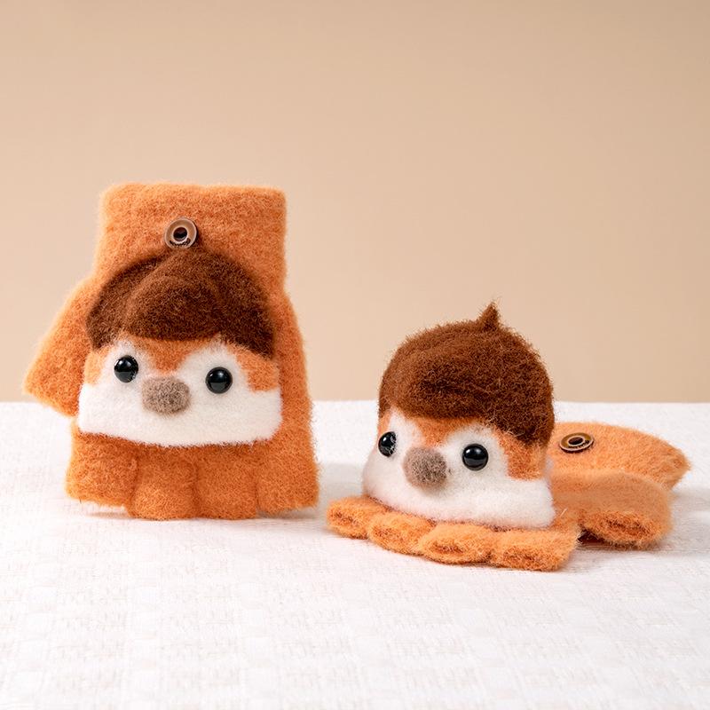 Winter School Students Writing Gloves with Flip Cover Boys Girls Cute Penguin Gloves Kids Warm Cartoon Five Fingers Gloves 3-10Y оранжевый
Winter School Students Writing Gloves with Flip Cover Boys Girls Cute Penguin Gloves Kids Warm Cartoon Five Fingers Gloves 3-10Y оранжевый