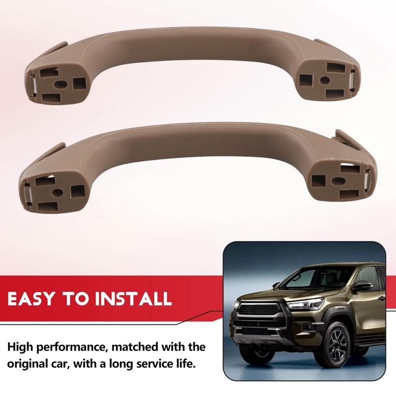 1 Pair Roof Grab Grip Handle For Toyota Hilux Vigo SR Pickup 2004-2015 74611-0K040-A0 beige yellow
1 Pair Roof Grab Grip Handle For Toyota Hilux Vigo SR Pickup 2004-2015 74611-0K040-A0 beige yellow