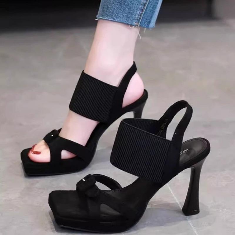 Дизайнерские сандалии-стилетто класса люкс женские летние с открытым носком водонепроницаемые на платформе с квадратным носком не утомляют ноги модные туфли на высоком каблуке 40 чёрный
Дизайнерские сандалии-стилетто класса люкс женские летние с открытым носком водонепроницаемые на платформе с квадратным носком не утомляют ноги модные туфли на высоком каблуке 40 чёрный
