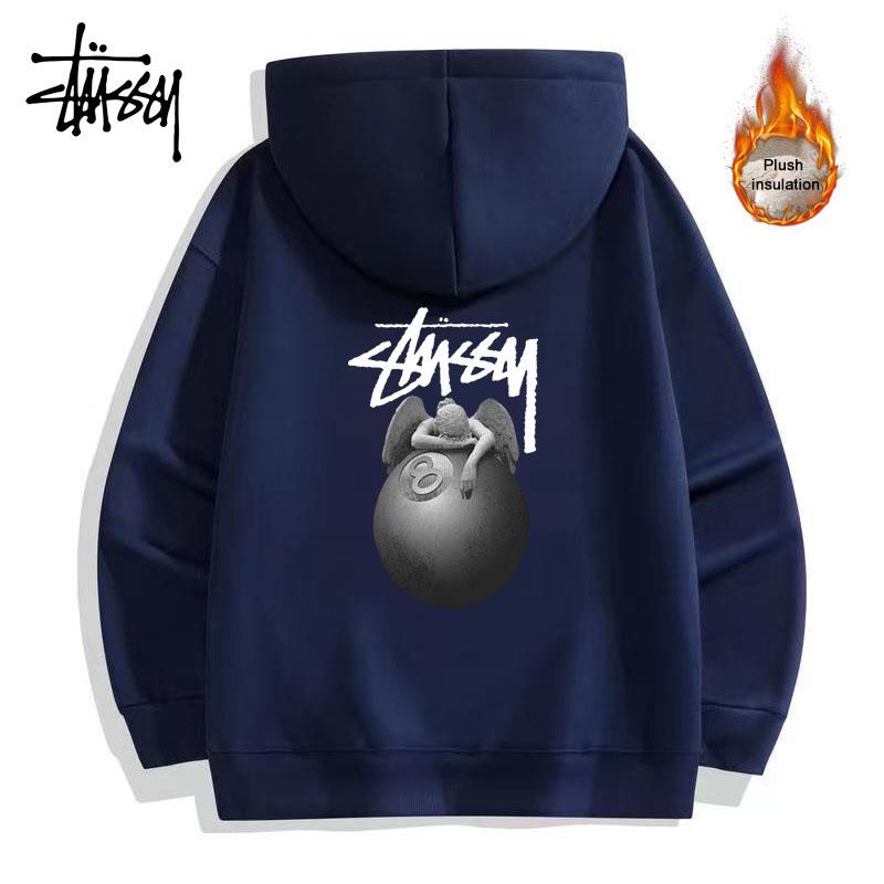 Stussy 2024, осенне-зимняя мужская и женская утепленная толстовка с капюшоном из высококачественного хлопка с бархатным утеплителем Stussy Angel No.8 с бильярдным принтом
Stussy 2024, осенне-зимняя мужская и женская утепленная толстовка с капюшоном из высококачественного хлопка с бархатным утеплителем Stussy Angel No.8 с бильярдным принтом
