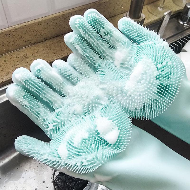1 Par Luvas De Limpeza De Lavagem De Prato De Borracha De Silicone Magico Luva De Lavar Para O Uso Doméstico Purificador De Cozinha Limpa
1 Par Luvas De Limpeza De Lavagem De Prato De Borracha De Silicone Magico Luva De Lavar Para O Uso Doméstico Purificador De Cozinha Limpa
