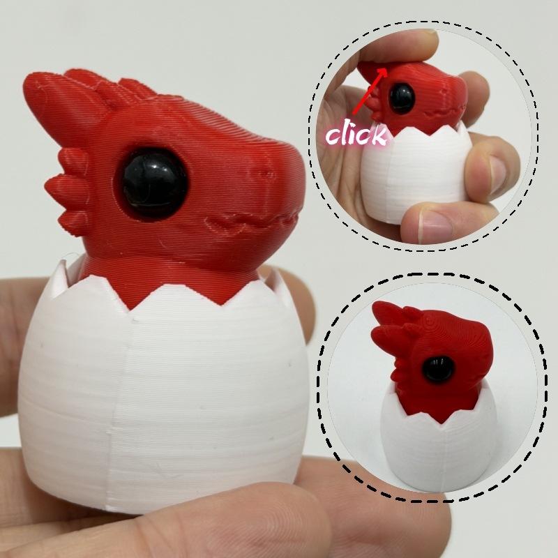 3D Printed Plaything Dinosaur Egg Clicker Clicker Animation Dinosaur Egg Stress Plaything Eggshell Keyboard Button Ornaments Kids Holiday Plaything
3D Printed Plaything Dinosaur Egg Clicker Clicker Animation Dinosaur Egg Stress Plaything Eggshell Keyboard Button Ornaments Kids Holiday Plaything