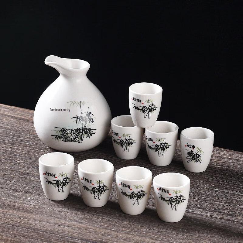 Shangqi Bamboo Shadow Ceramic Baijiu Set
Shangqi Bamboo Shadow Ceramic Baijiu Set