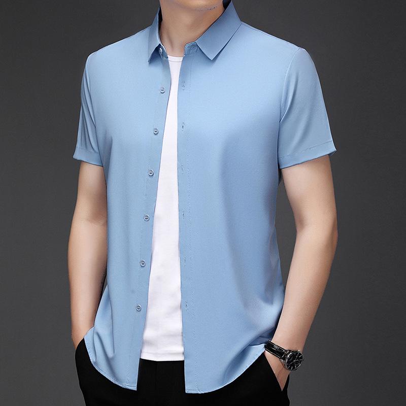 Men s Short-Sleeve Lapel Shirt, Summer 2025 - Breathable, Casual, Plain Color. Ideal for Dad s Wear. 2XL небесно-голубой
Men s Short-Sleeve Lapel Shirt, Summer 2025 - Breathable, Casual, Plain Color. Ideal for Dad s Wear. 2XL небесно-голубой