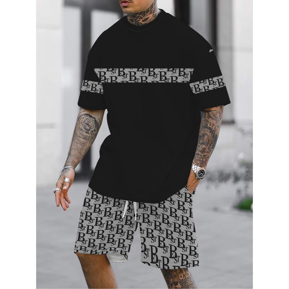 Summer Men s Set 3D Printed Men s Short Sleeve Shorts Set Summer Casual Everyday Men s T-shirt Outdoor Sports Men s Bea S
Summer Men s Set 3D Printed Men s Short Sleeve Shorts Set Summer Casual Everyday Men s T-shirt Outdoor Sports Men s Bea S