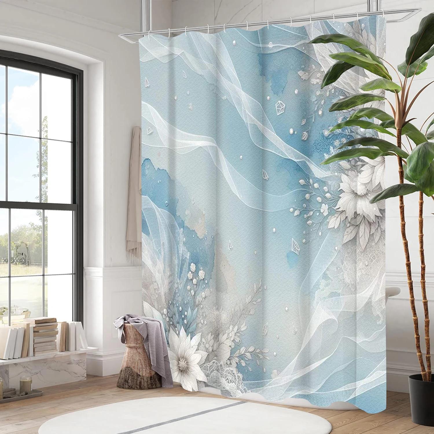 Floral Bathing Curtain Bathroom Letters Shower Curtain Waterproof With 12 Hooks Fishes Home Deco W60H190(CM)-1 Pcs
Floral Bathing Curtain Bathroom Letters Shower Curtain Waterproof With 12 Hooks Fishes Home Deco W60H190(CM)-1 Pcs