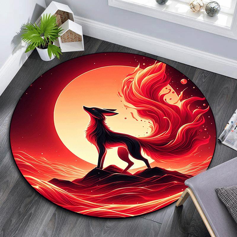 1pc Soft, Absorbent & Non Slip Fox under the moon Round Rug Soft Circle Rug for Living Room & Bedroom Decor, Chair Mats, and Unforgettable H 80cm by 80cm
1pc Soft, Absorbent & Non Slip Fox under the moon Round Rug Soft Circle Rug for Living Room & Bedroom Decor, Chair Mats, and Unforgettable H 80cm by 80cm