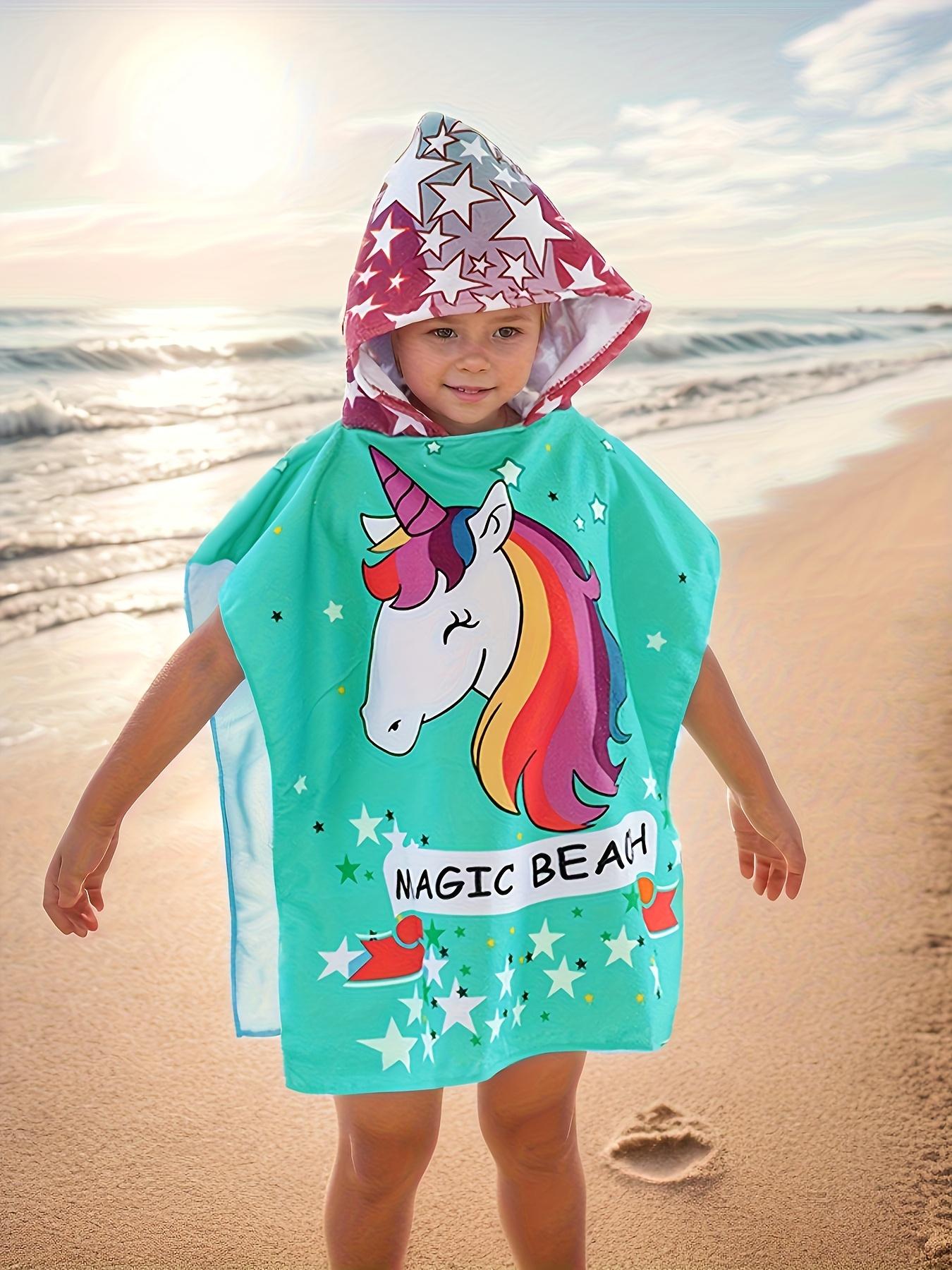 Magic Unicorn Hooded Beach Towel Kids Poncho Bathrobe Quick Dry Sand Free for Girls Swimming Pool Travel Vacation Gift 60X60CM
Magic Unicorn Hooded Beach Towel Kids Poncho Bathrobe Quick Dry Sand Free for Girls Swimming Pool Travel Vacation Gift 60X60CM