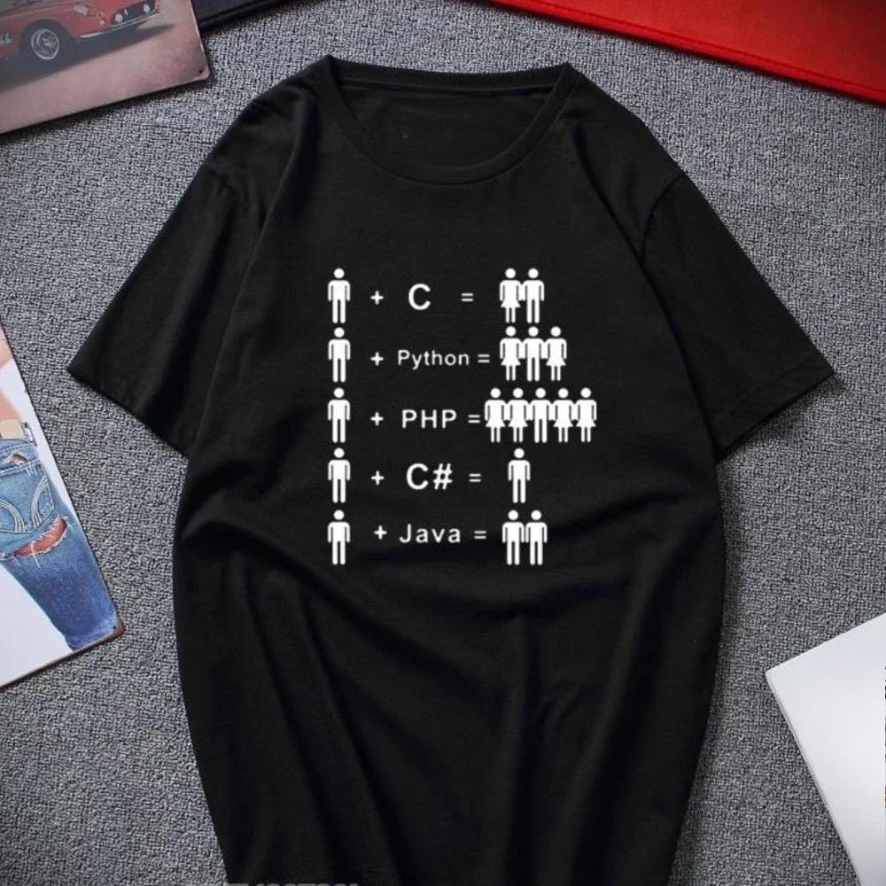 Funny C Java Python Programmer Developer Printed T Shirt Tops Mans Computer TShirt Fashion Cool Men Woman Personalized Clothes 4XL
Funny C Java Python Programmer Developer Printed T Shirt Tops Mans Computer TShirt Fashion Cool Men Woman Personalized Clothes 4XL