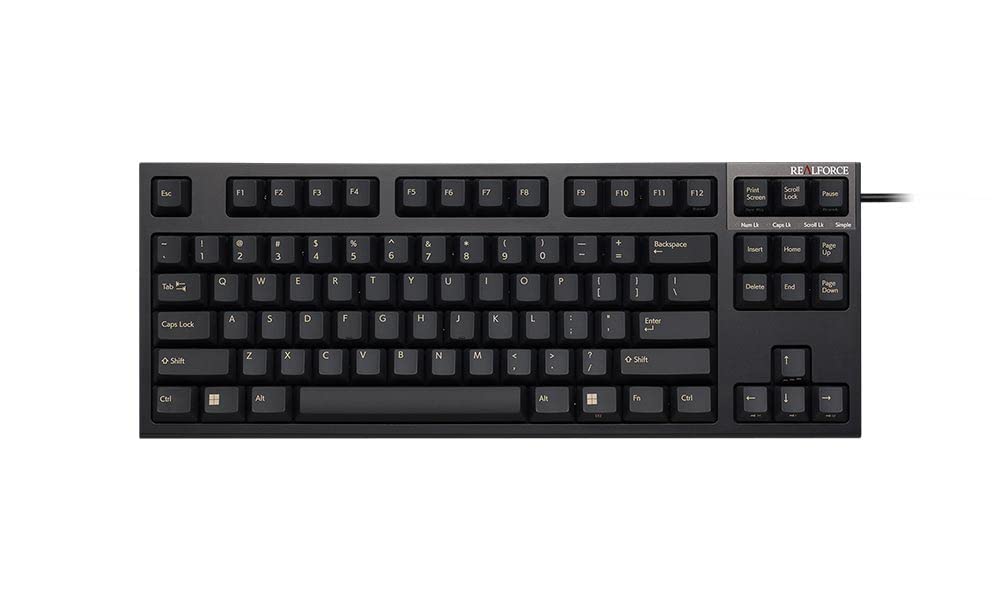 REALFORCE R3S Keyboard Standard Switch Wired Tenkeyless 45g English Layout Black R3SD31 чорний
REALFORCE R3S Keyboard Standard Switch Wired Tenkeyless 45g English Layout Black R3SD31 чорний